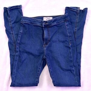 Free People We The Free High-rise Split Flare Jeans - Size US 26